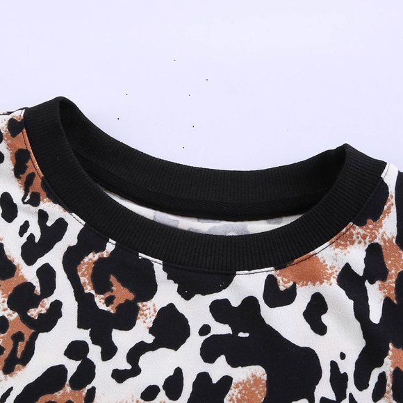 Leopard Print Short Sleeve Shirt - Picture 2 of 4